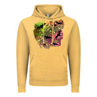 Vintage Mustard bat halloween patch Vintage Hoodie - BundleAndBundleShop