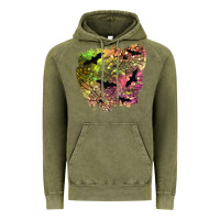Vintage Olive bat halloween patch Vintage Hoodie - BundleAndBundleShop