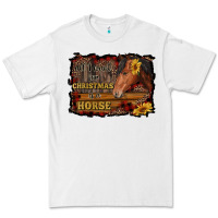 White all i want for christmas is a horse brown horse Premium Tee - RanaPortraitStore
