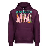 Mauve Wine One hoppy Mimi Easter Day Urban Hoodie - HowdyJamesFarm
