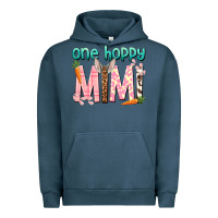 Pigment Midnight Navy One hoppy Mimi Easter Day Urban Hoodie - HowdyJamesFarm
