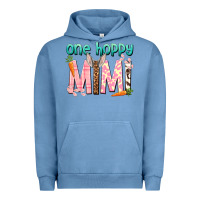 Pigment Pebble Blue One hoppy Mimi Easter Day Urban Hoodie - HowdyJamesFarm