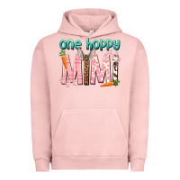 Pigment Salmon One hoppy Mimi Easter Day Urban Hoodie - HowdyJamesFarm