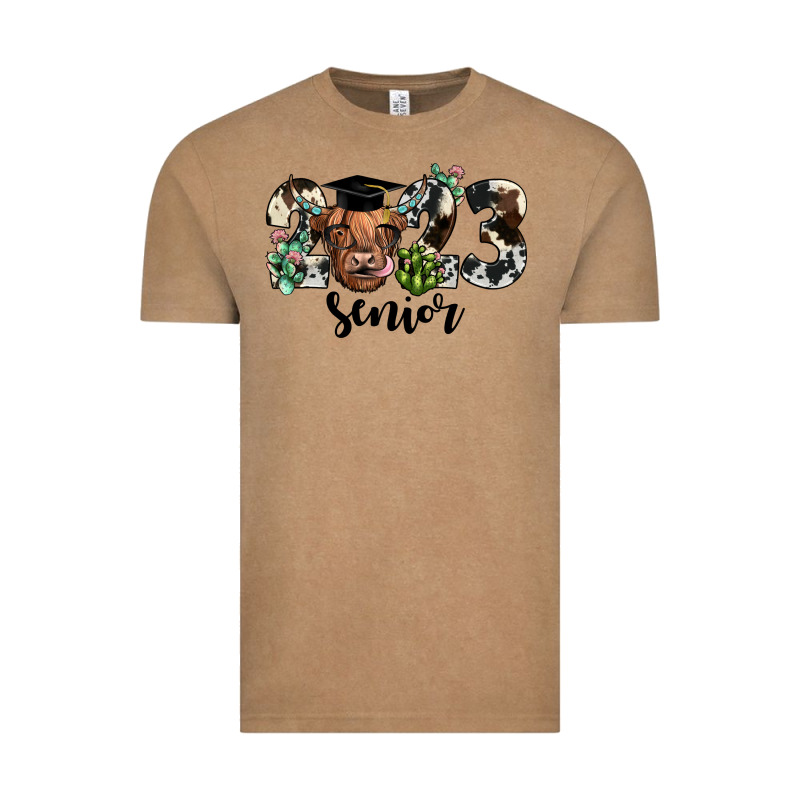 Highland Cow 2023 Vintage Tee by JahusDesignShop | Teevron
