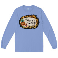 Colony Blue simply blessed Long Sleeve Tee - Jasminsmagicworld