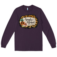 Plum simply blessed Long Sleeve Tee - Jasminsmagicworld