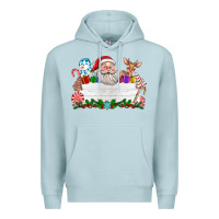 Blue Mist custom name christmas Premium Hoodie - texasbilliewilder