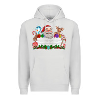 Dove Grey custom name christmas Premium Hoodie - texasbilliewilder