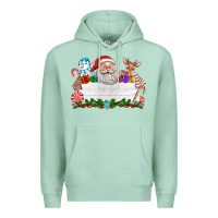 Seafoam custom name christmas Premium Hoodie - texasbilliewilder