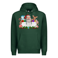 Sports Green custom name christmas Premium Hoodie - texasbilliewilder