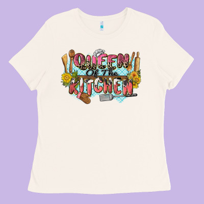 Queen Of The Kitchen Ladies Tee Designed By Zillion Design Studio
