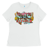 White queen of the kitchen Ladies Tee - Zillion Design Studio