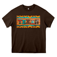Chocolate Brown texas sunflowers license plate Heavy Core Tee - Artiststas
