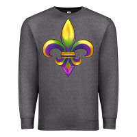 Charcoal Heather mardi gras Premium Sweatshirt - RanaPortraitStore