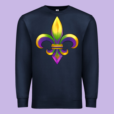 Mardi Gras Premium Sweatshirt Designed By Ranaportraitstore