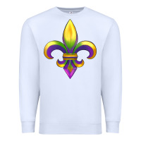 White mardi gras Premium Sweatshirt - RanaPortraitStore