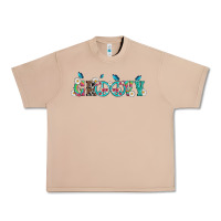 Burro groovy with peace  sign flowers Urban Heavy Tee - Artiststas