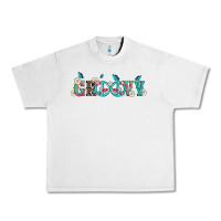 Lunar Rock groovy with peace  sign flowers Urban Heavy Tee - Artiststas