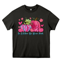 Asphalt in october we wear pink Heavy Core Tee - Zillion Design Studio