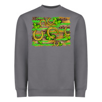 Storm horseshoe shamrock leopard wood glitter background Heavyweight Sweatshirt - Artiststas