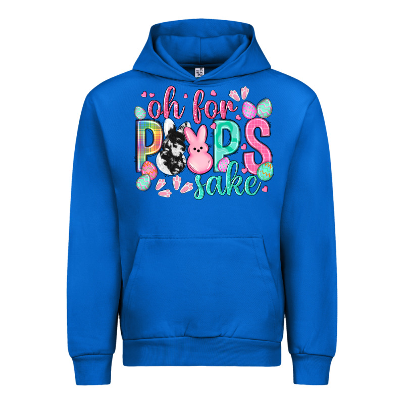 Oh For Peeps Sake Cowhide Easter Day Urban Hoodie by HowdyJamesFarm | Teevron