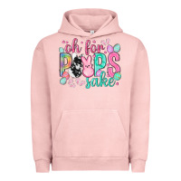 Pigment Salmon Oh for peeps sake cowhide Easter Day Urban Hoodie - HowdyJamesFarm