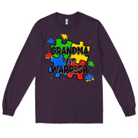 Plum grandma of a warrior Long Sleeve Tee - JahusDesignShop