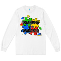 White grandma of a warrior Long Sleeve Tee - JahusDesignShop