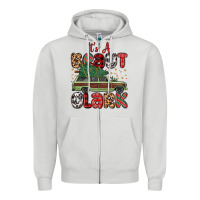 Dove Grey it s a beaut clark Zipper Hoodie - MaliasSmallBusiness