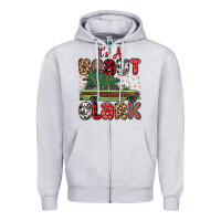 Heather Grey it s a beaut clark Zipper Hoodie - MaliasSmallBusiness