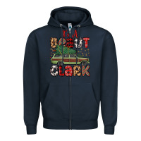 Navy it s a beaut clark Zipper Hoodie - MaliasSmallBusiness