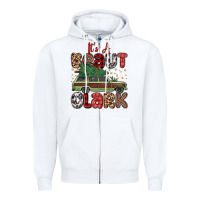 White it s a beaut clark Zipper Hoodie - MaliasSmallBusiness