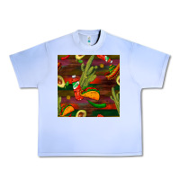 Grape Ice mexican food seamless pattern Urban Heavy Tee - BundleAndBundleShop