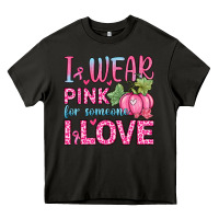 Asphalt i wear pink for someone i love Heavy Core Tee - Zillion Design Studio