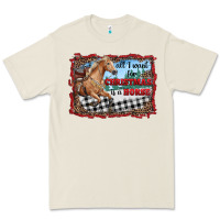 Bone all i want for christmas is a horse  with farm Premium Tee - RanaPortraitStore