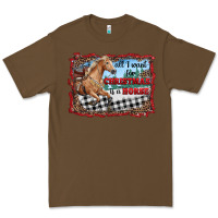 All I Want For Christmas Is A Horse  With Farm Premium Tee | Teevron