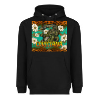 Black louisiana alligator tumbler Heavyweight Hoodie - BarkalooDesign