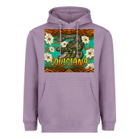 Lavender louisiana alligator tumbler Heavyweight Hoodie - BarkalooDesign