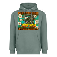 Sage louisiana alligator tumbler Heavyweight Hoodie - BarkalooDesign