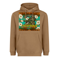 Toasted Coconut louisiana alligator tumbler Heavyweight Hoodie - BarkalooDesign