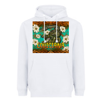 White louisiana alligator tumbler Heavyweight Hoodie - BarkalooDesign