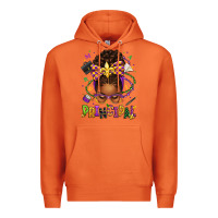 Carrot mardi gras principal afro messy bun Premium Hoodie - texasbilliewilder
