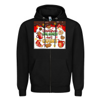 Black christmas calories don't count Zipper Hoodie - MaliasSmallBusiness