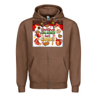 Chestnut christmas calories don't count Zipper Hoodie - MaliasSmallBusiness