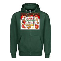 Sports Green christmas calories don't count Zipper Hoodie - MaliasSmallBusiness