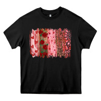 Black valentine's day brushstrokes Heavy Core Tee - RanaPortraitStore