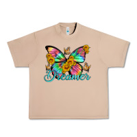 Burro dreamer with Butterfly and sunflowers Urban Heavy Tee - Artiststas