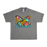 Tornado dreamer with Butterfly and sunflowers Urban Heavy Tee - Artiststas
