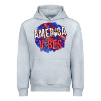 Heather Grey America vibes with gnome Urban Hoodie - HowdyJamesFarm