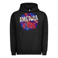 Pigment Black America vibes with gnome Urban Hoodie - HowdyJamesFarm